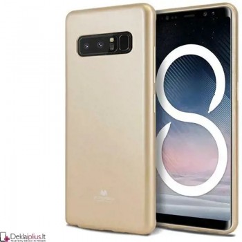 Auksinis goospery silikoninis idėklas  (Samsung Note 8)